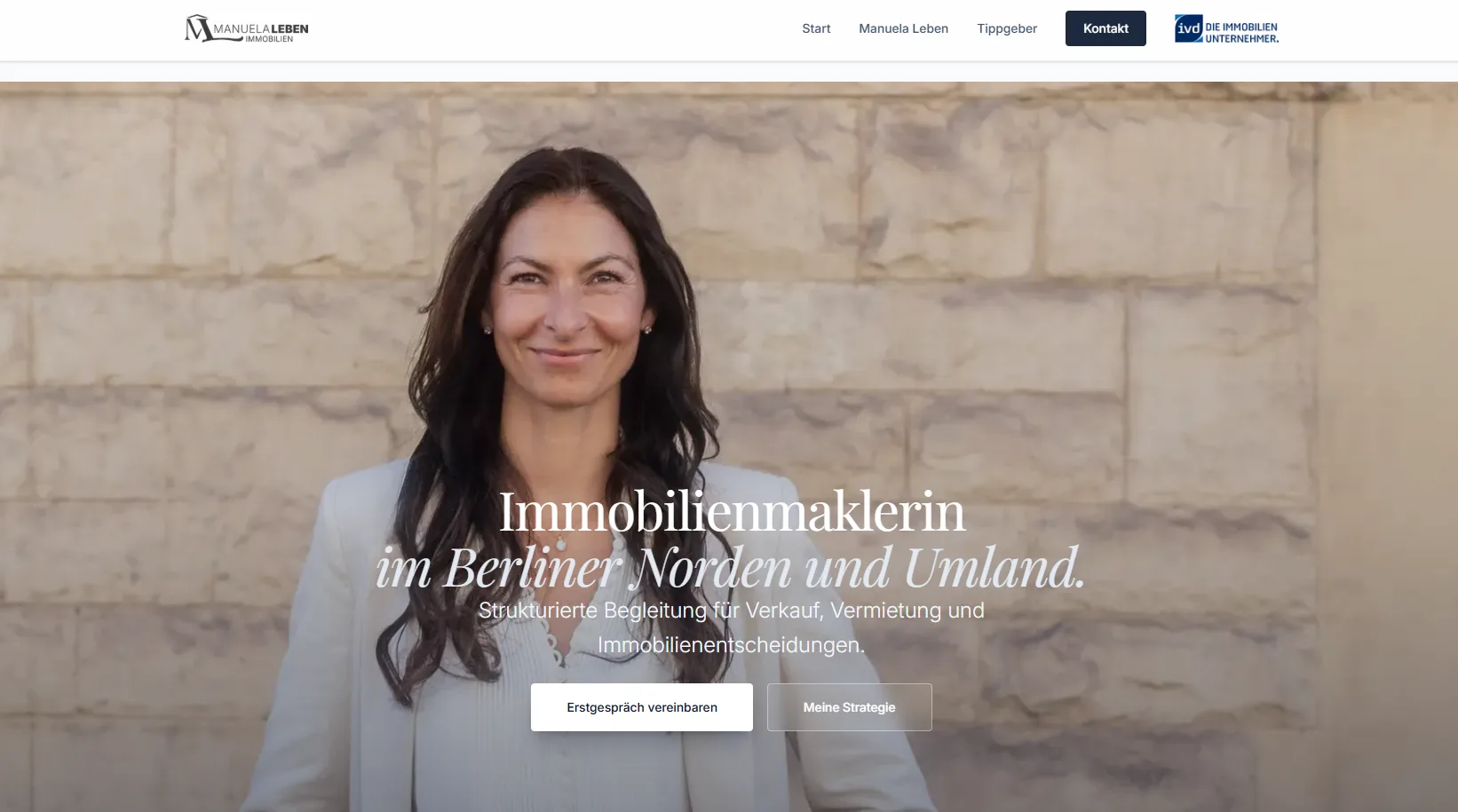 Webseite Launch: Leben Immobilien